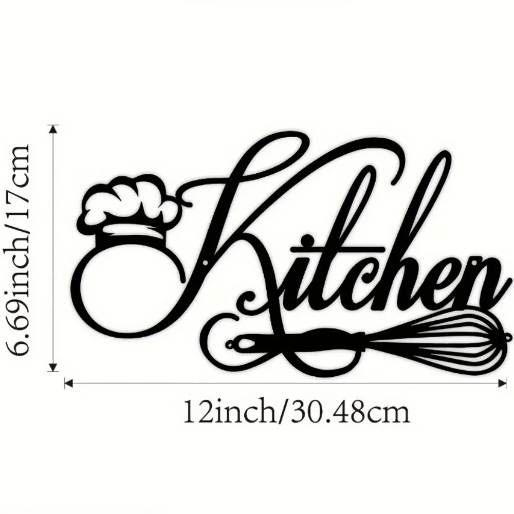 Kitchen Emblem Metal Wall Art