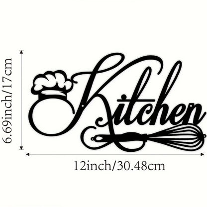 Kitchen Emblem Metal Wall Art