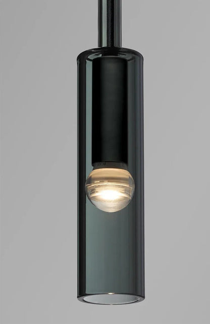 Eclipse Sphere Smoked Crystal Pendant Light
