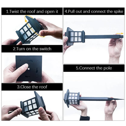 ZenGlow Solar Garden Lantern - KaveCore