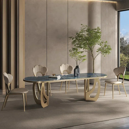 Marquis Blue Mist Marble Table - KaveCore