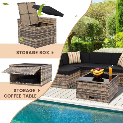 Stratus Patio Lounge Set 8-Piece US - KaveCore