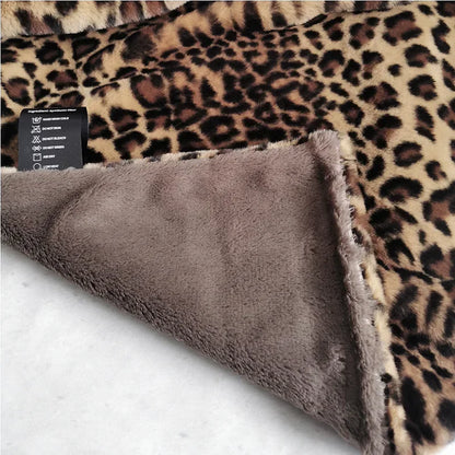 Fine Royal Bengal Faux-Fur Blanket Throw