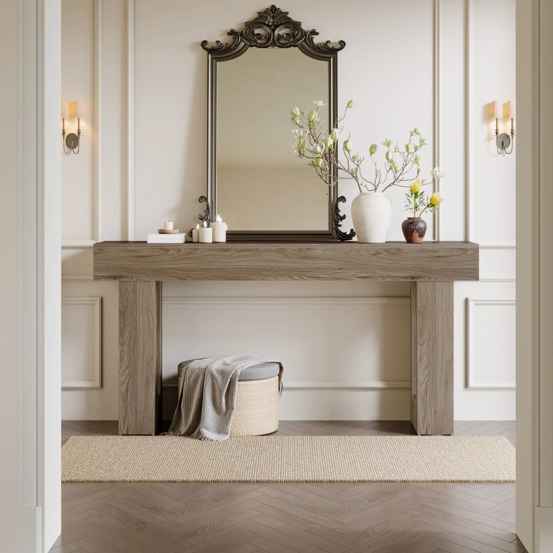 Rustic Hallway Console Table US - KaveCore