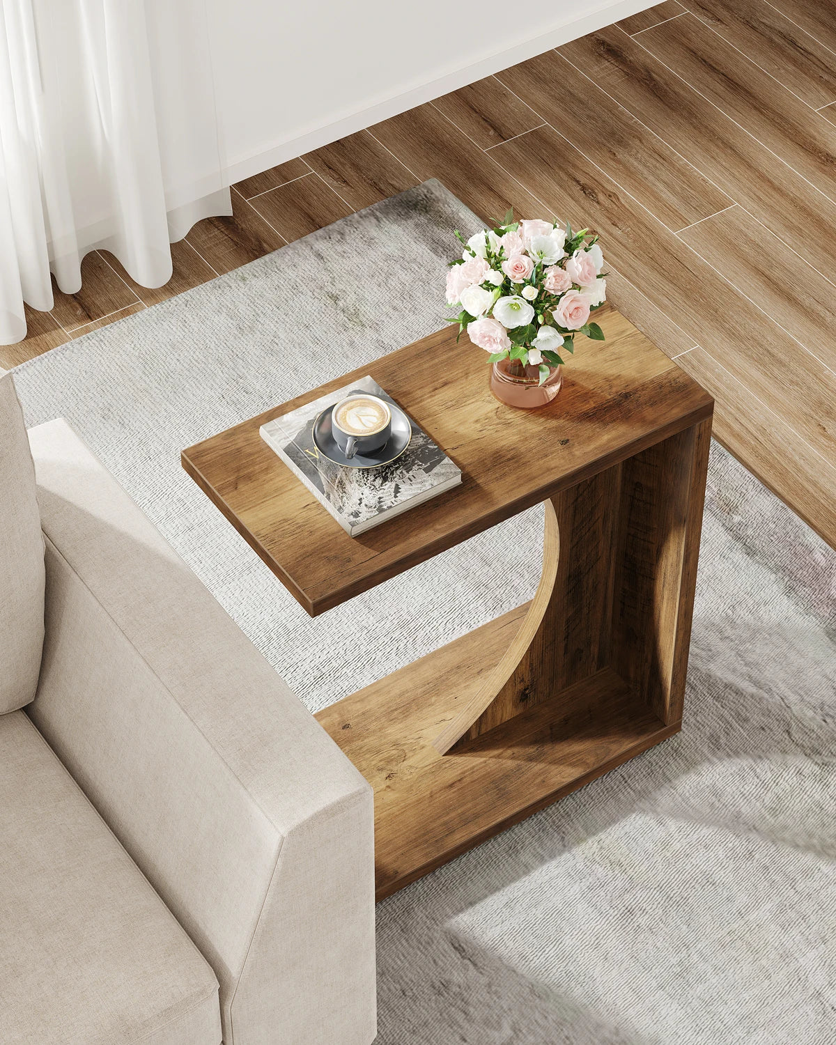Canyon Curve End Table US