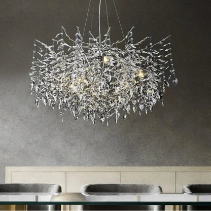 Crystal Rainfall Chandelier