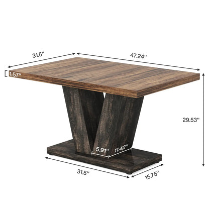 Rustic Sierra V Dining Table US - KaveCore