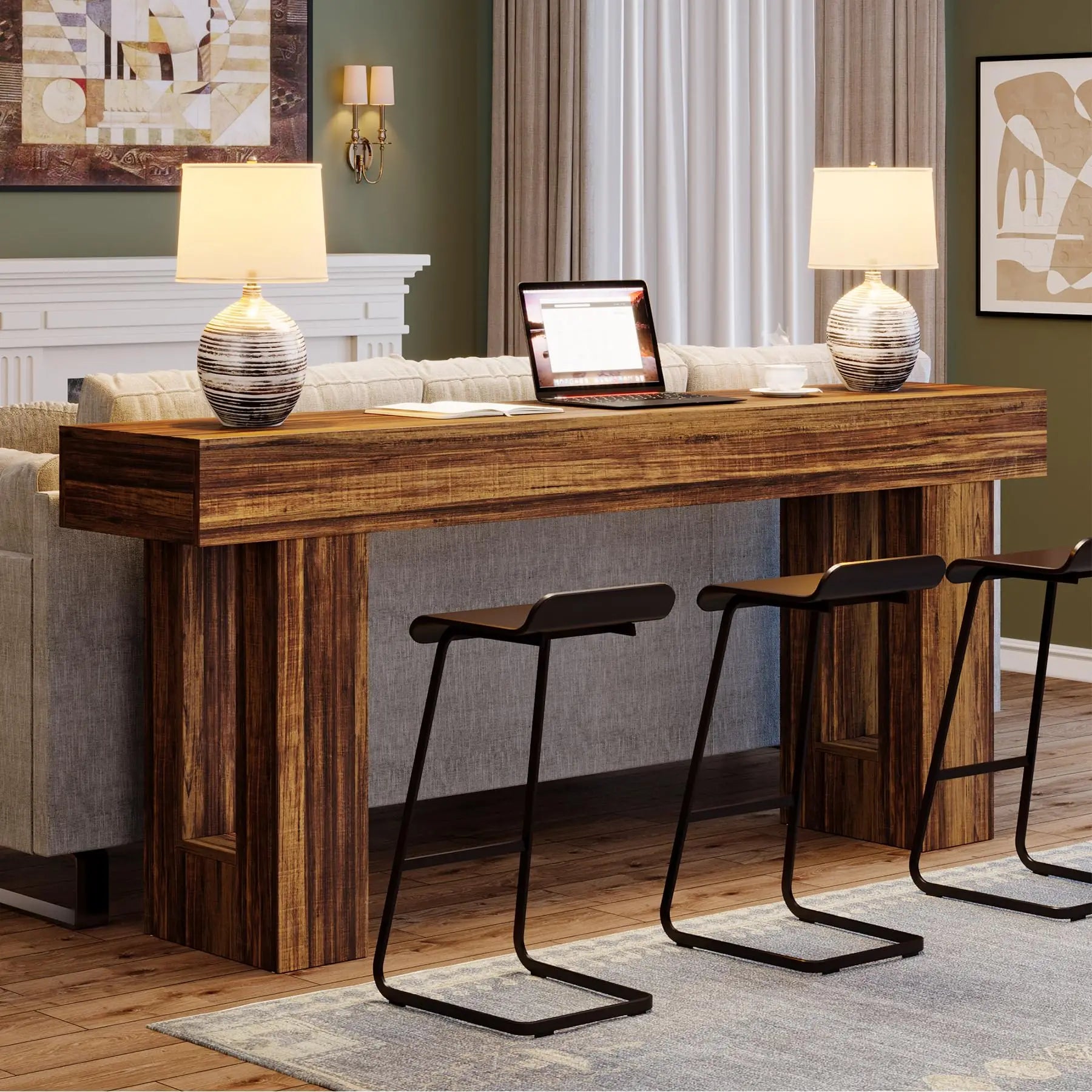 Rustic Hallway Console Table US - KaveCore