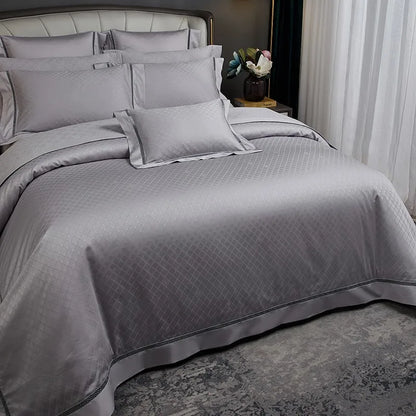 Palais Diamond Duvet Cover Set (Long-Staple Sateen Cotton)