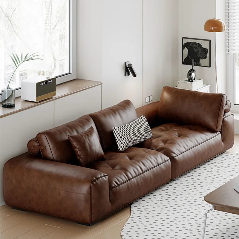 Lazaro Leather Sofa