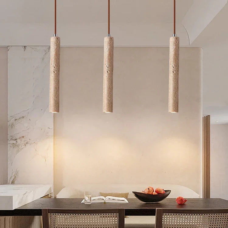 Caliza Stone Pendant Light