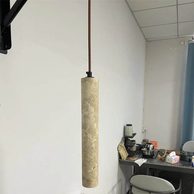 Caliza Stone Pendant Light