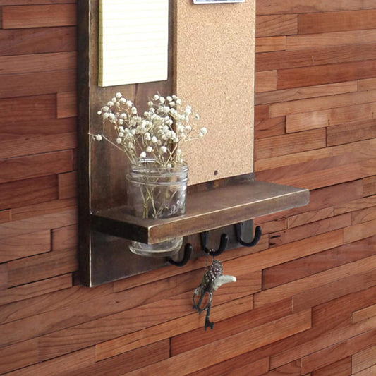 TimberGrid Wooden Wall Panel (Set of 4 or 12)