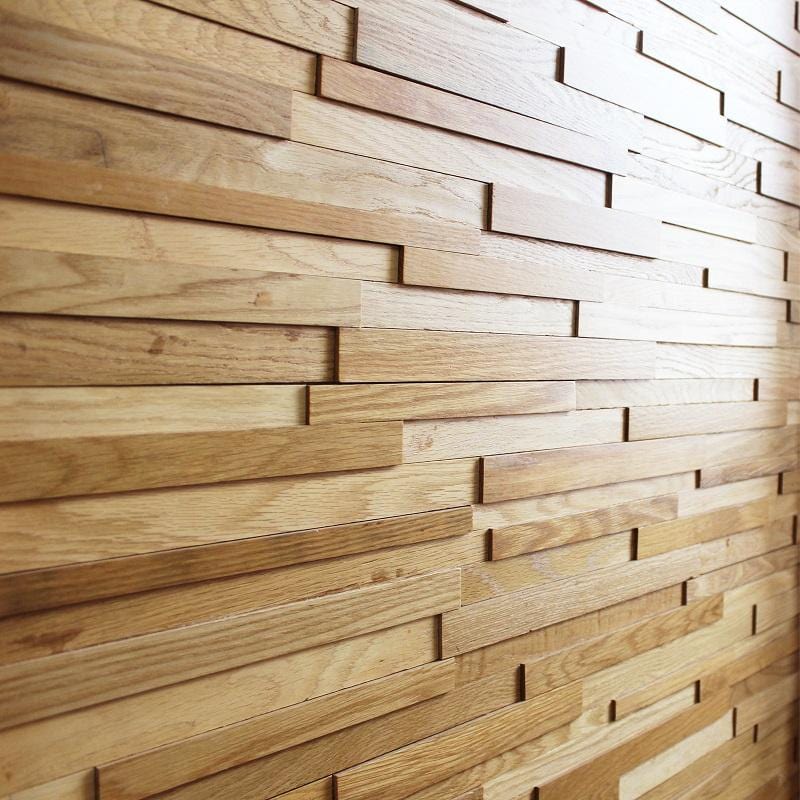 TimberGrid Wooden Wall Panel (Set of 4 or 12)