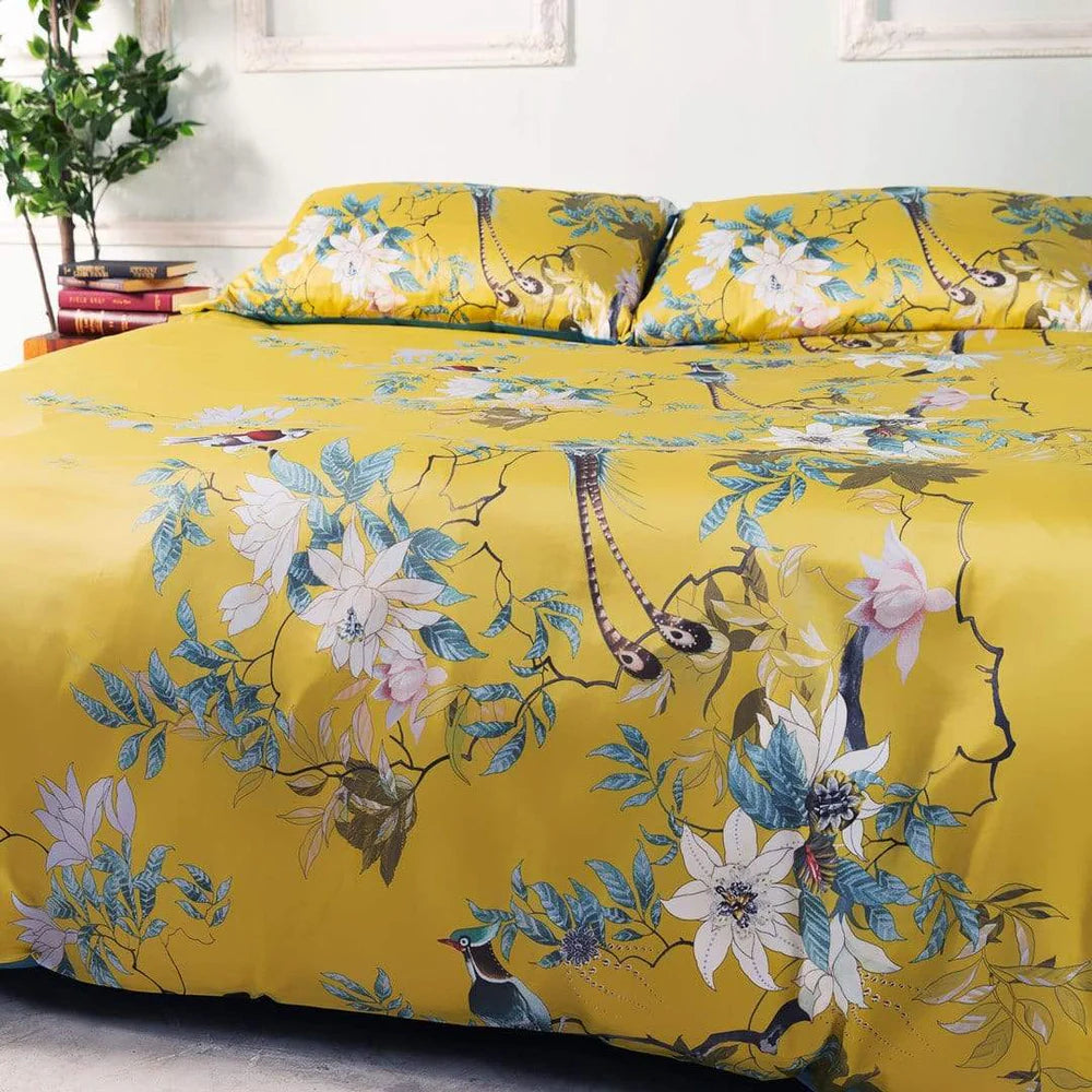 Amara Garden Duvet Cover Set (Long-Staple Sateen Cotton) - KaveCore