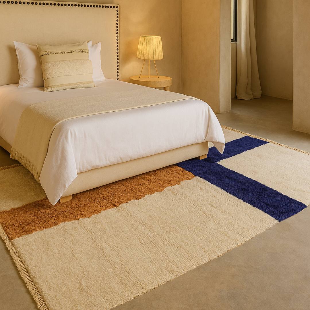 Desert Intersection Moroccan Rug