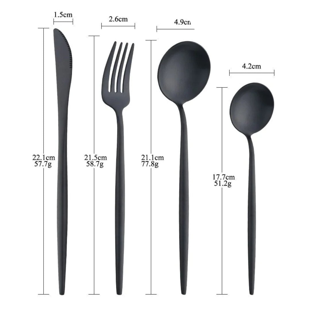 Vienna Stem Cutlery (4 Piece Set)