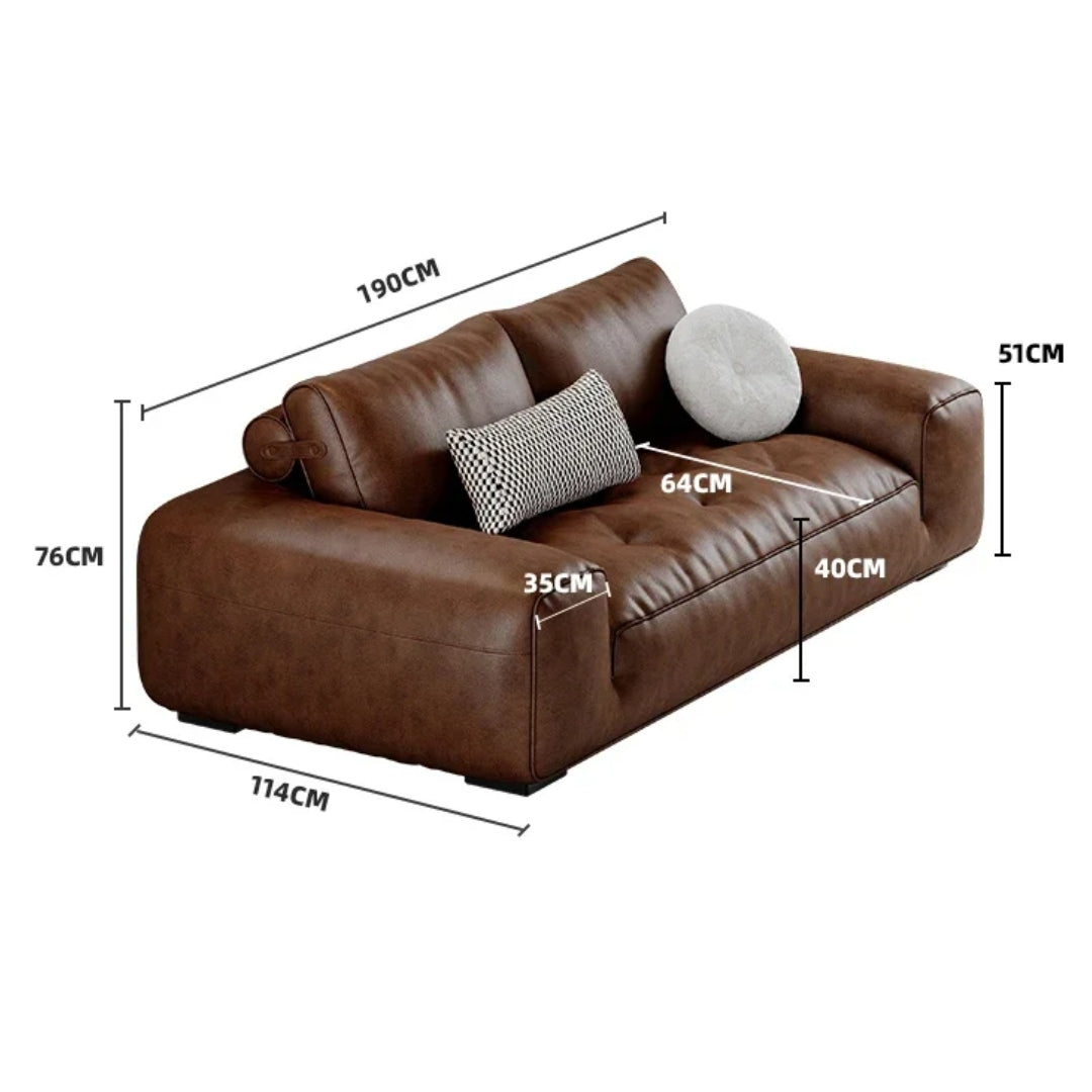 Lazaro Leather Sofa