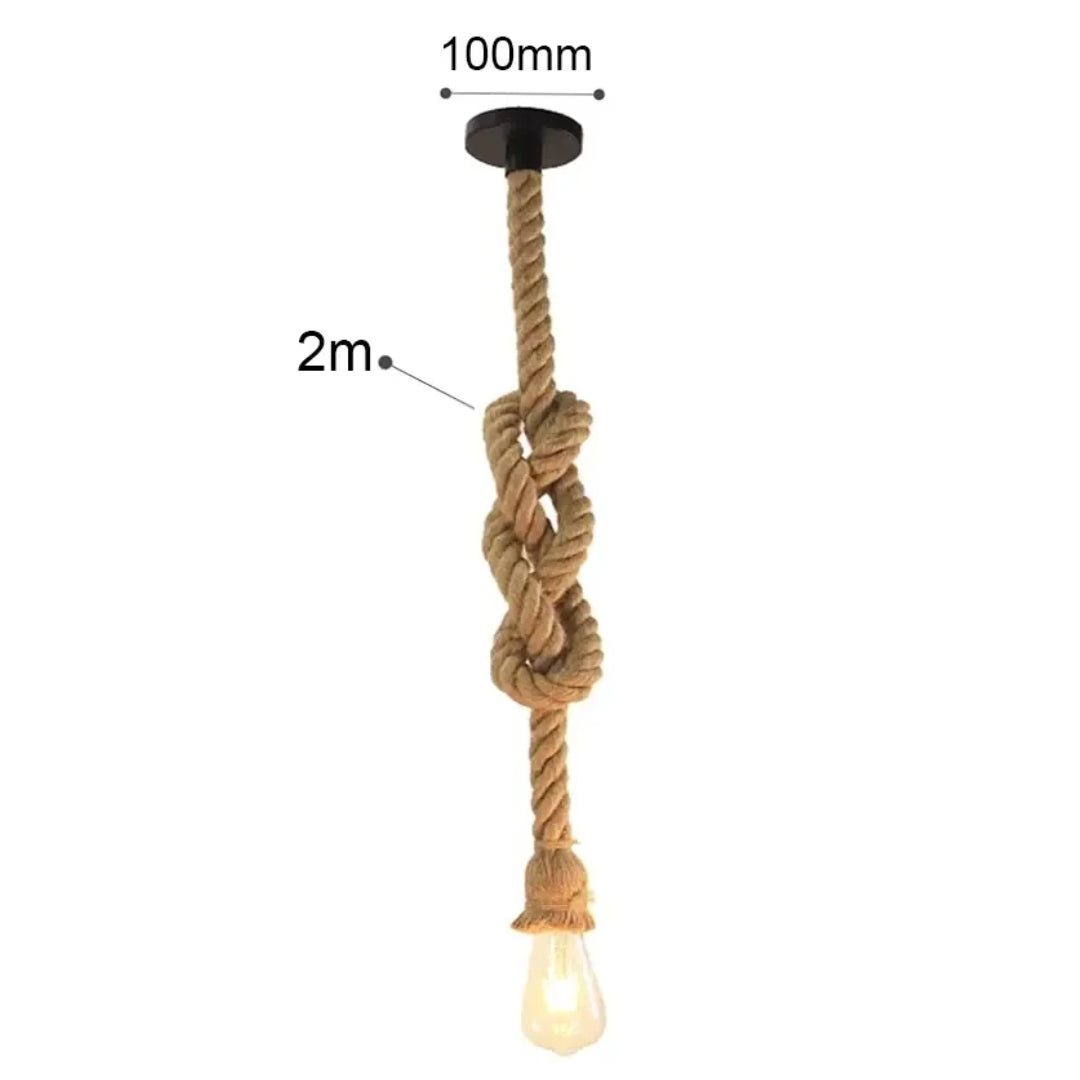 Knotted Rope Pendant Light - KaveCore