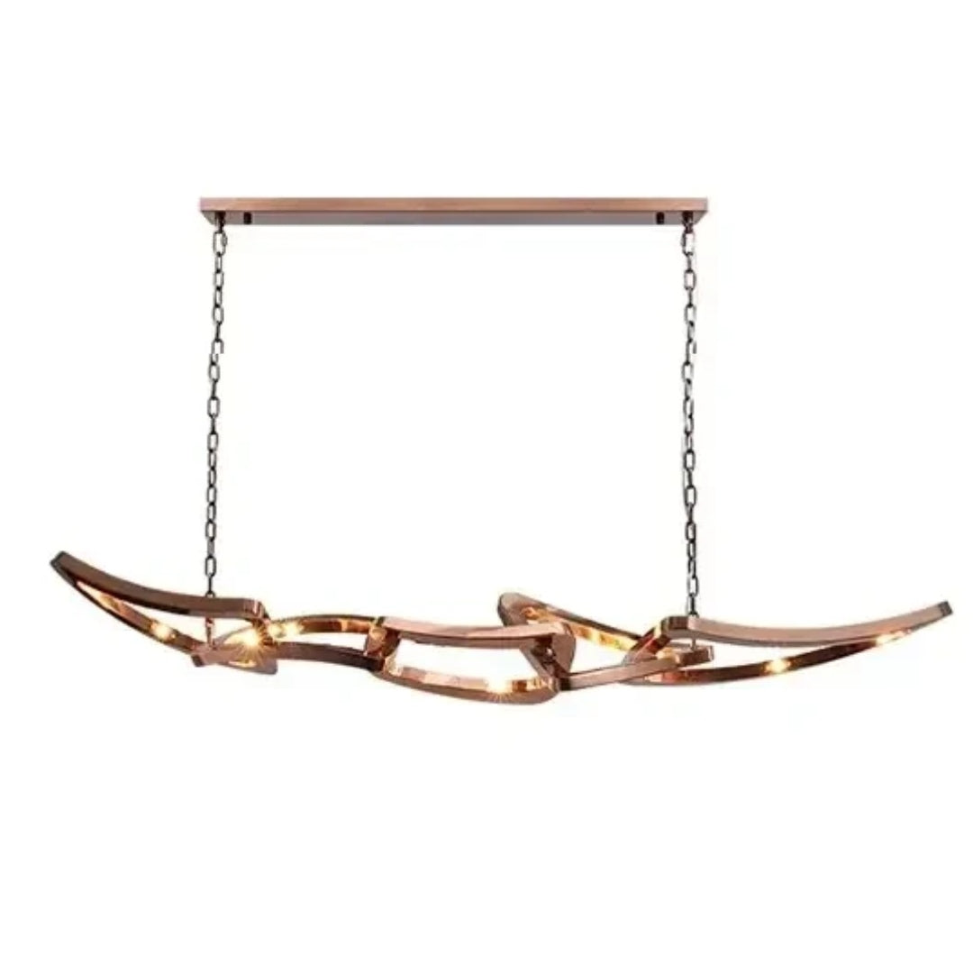 Kinetic Loop Chandelier