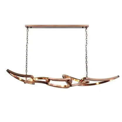 Kinetic Loop Chandelier