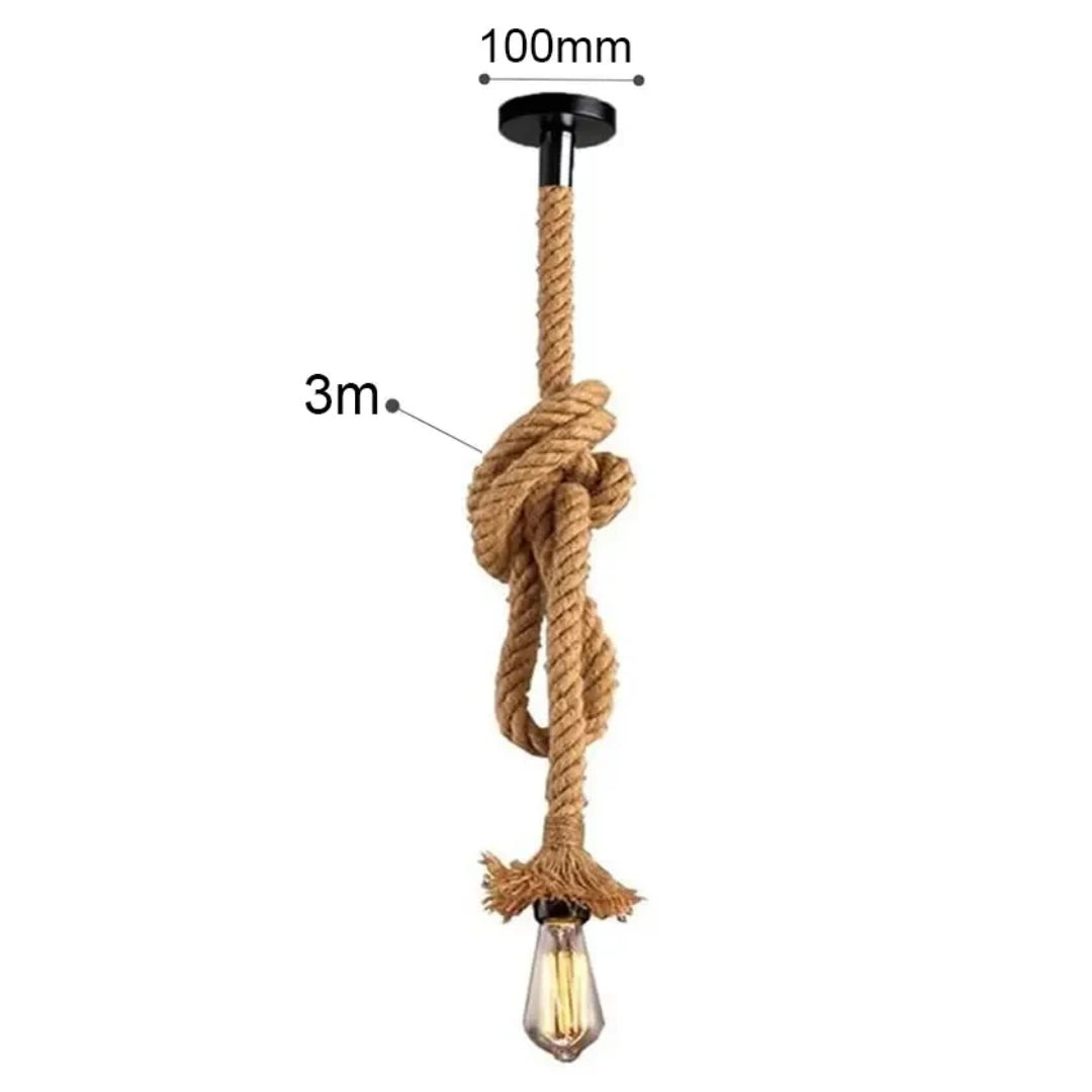 Knotted Rope Pendant Light - KaveCore