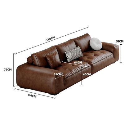 Lazaro Leather Sofa