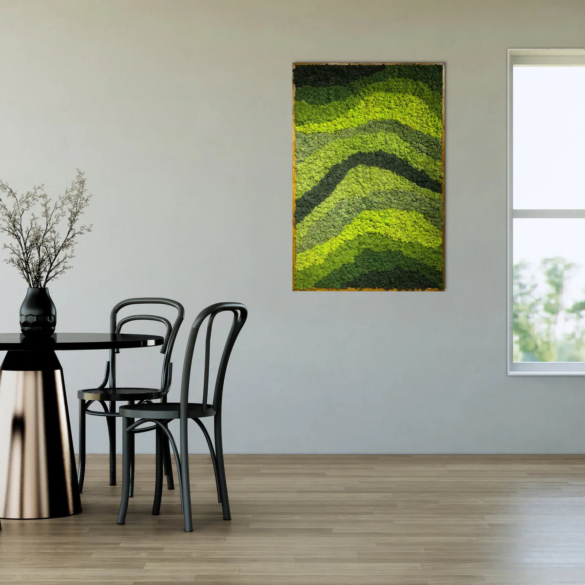 BotaniWave Natural Moss Art