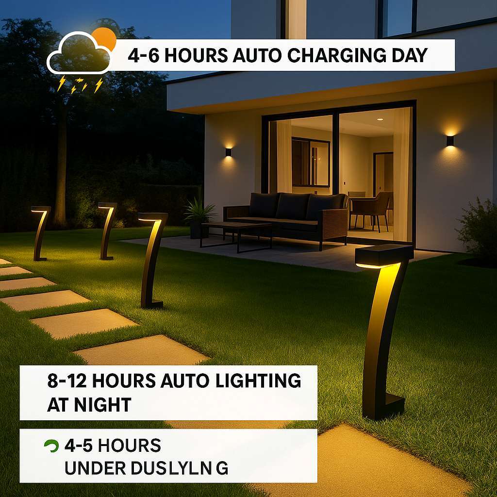 SolarCurve 7 Garden Light - KaveCore
