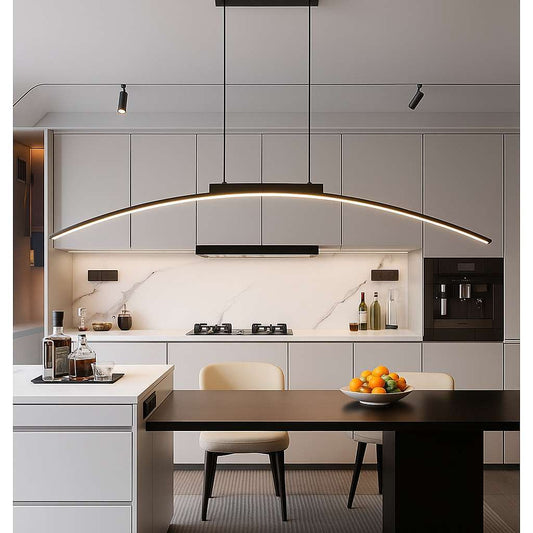 Minimalist Arc LED Chandelier - KaveCore