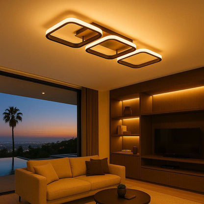 Modern Square LED Chandelier - KaveCore