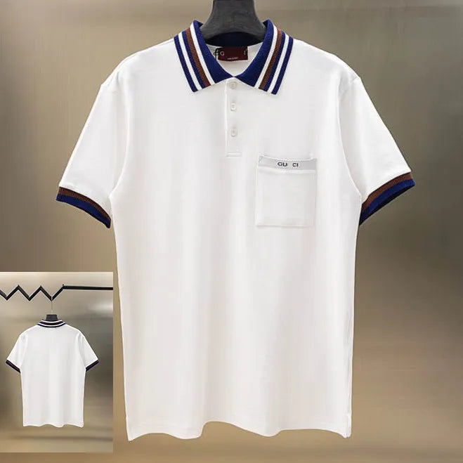 Men's Polo Shirt Summer Casual Solid Color