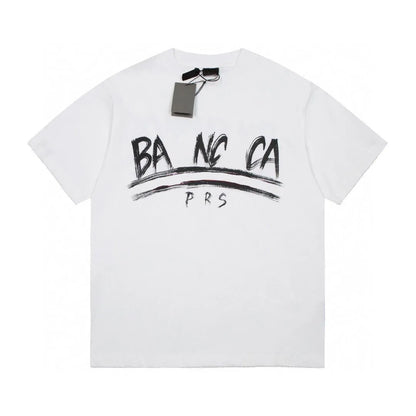 Summer T-shirts Parisian Designer Round Neck