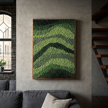 BotaniWave Natural Moss Art