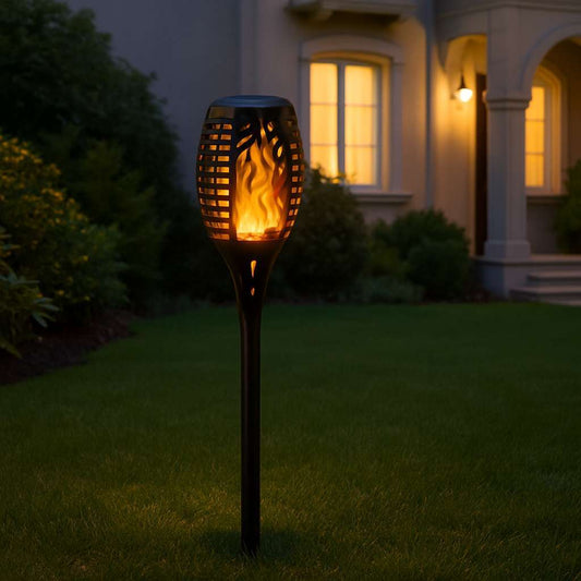 SolarFlik Outdoor Solar Flame Lamp - KaveCore