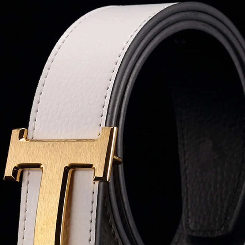 Fashion Brand Designers Belt Leather Business Cowhide Men