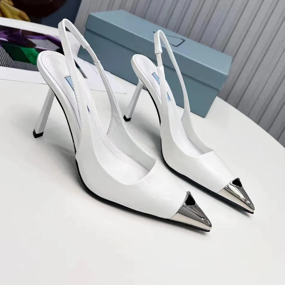 High Heeled Formal Shoes Designer Rhinestone