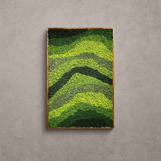 BotaniWave Natural Moss Art