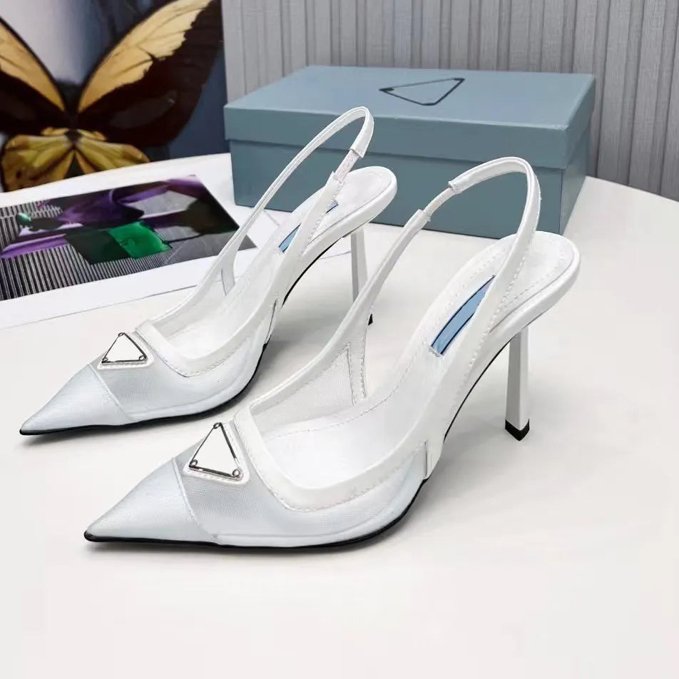 High Heeled Formal Shoes Designer Rhinestone