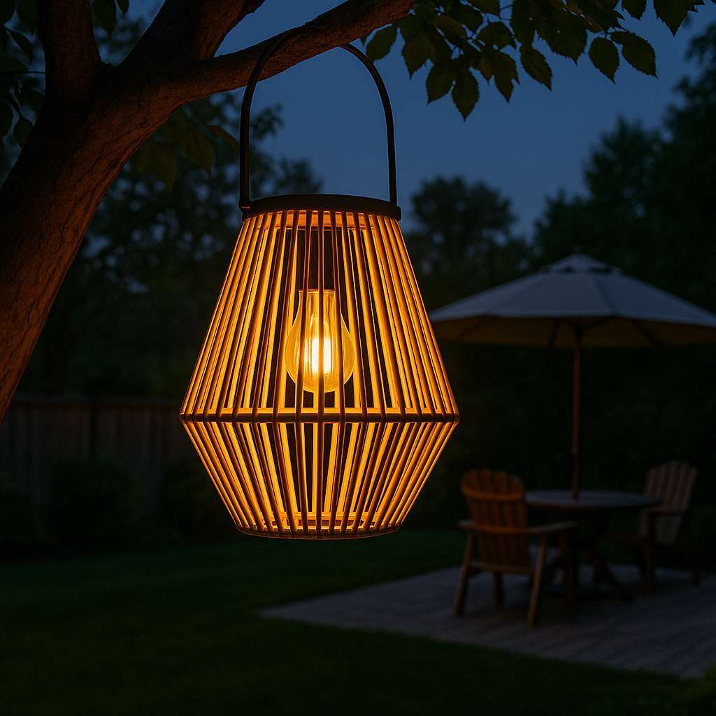 Solora Rattan Lantern - KaveCore