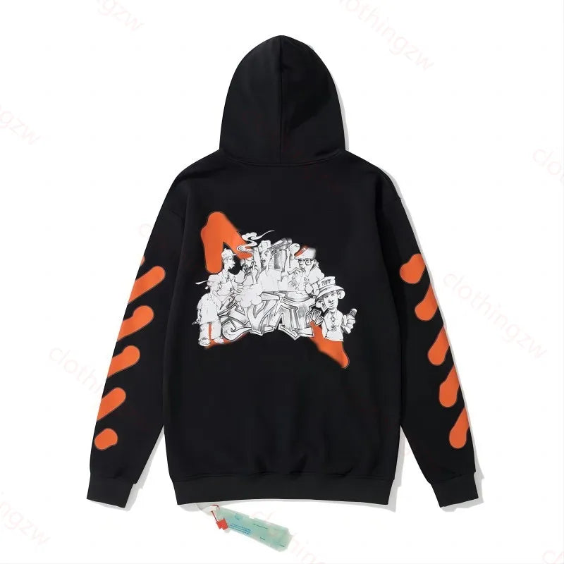 Designer Hoodie Sweater Monet Style Top Graffiti