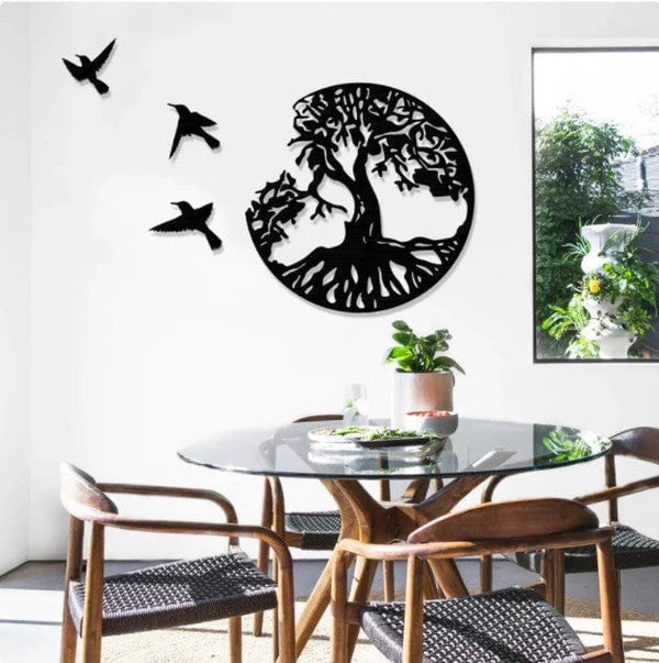 Birds of Grace Metal Wall Art