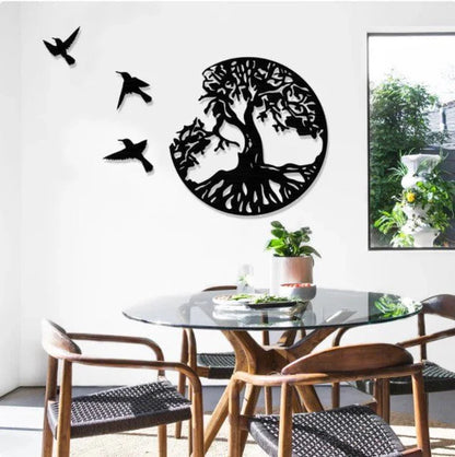 Birds of Grace Metal Wall Art