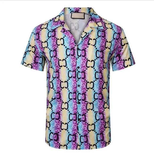 Luxury Mens Designer Shirts Letter Printed