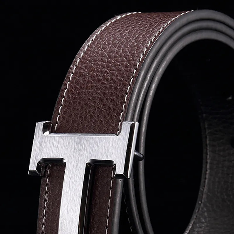Fashion Brand Designers Belt Leather Business Cowhide Men