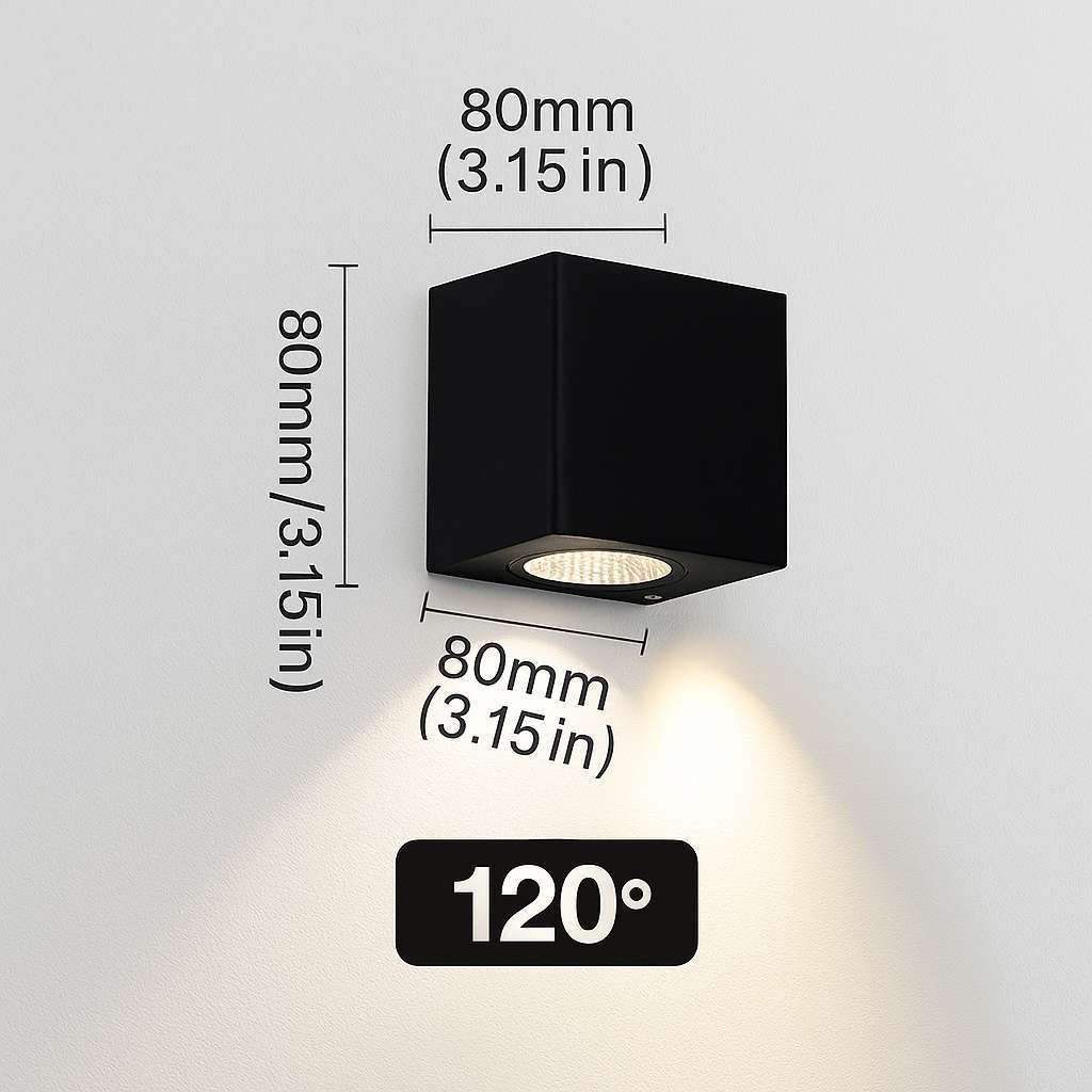 Zenith Square Wall Light - KaveCore