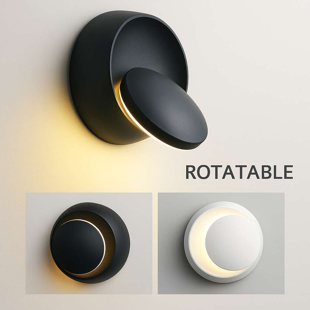 Eclipse Glow Rotable Sconce - KaveCore