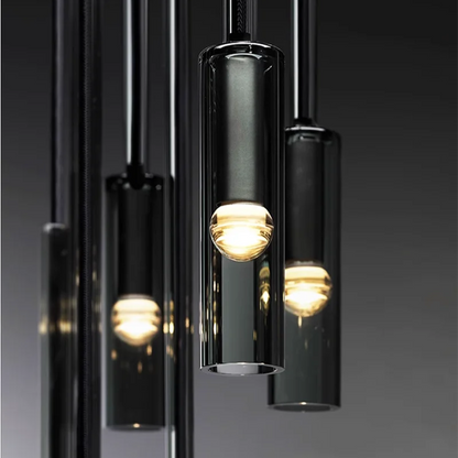 Eclipse Sphere Smoked Crystal Pendant Light