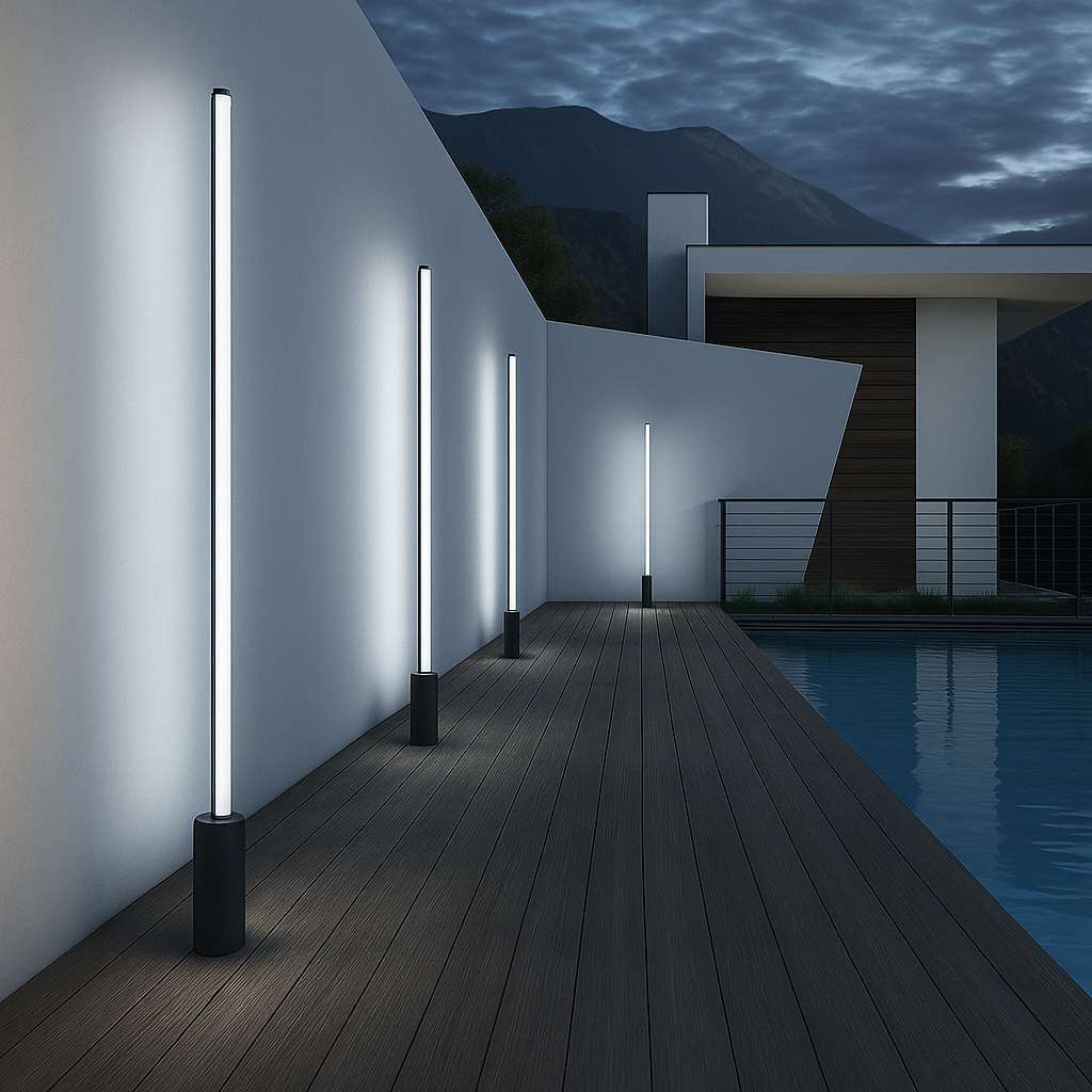 LumaRod Minimalist LED Corner Lamp - KaveCore