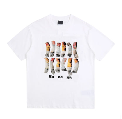 Summer T-shirts Parisian Designer Round Neck